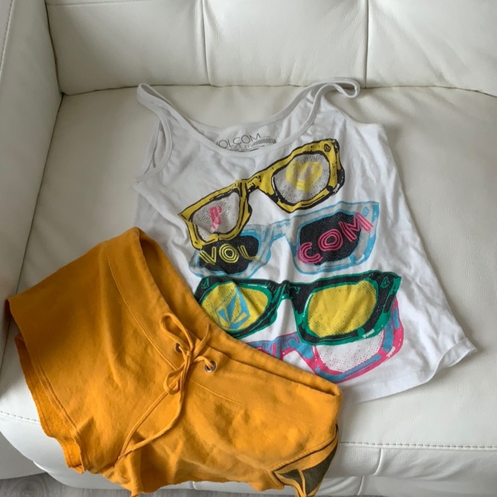 Volcom tank & Volcom shorts, Medium